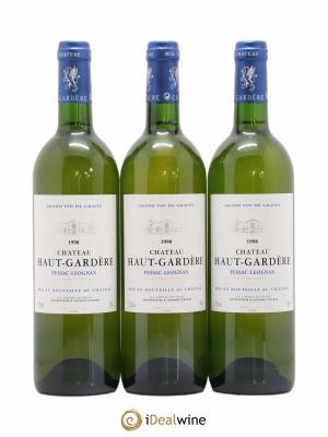 Château Haut-Gardère  (sans prix de réserve) 1998 - Lot de 3 Bouteilles
