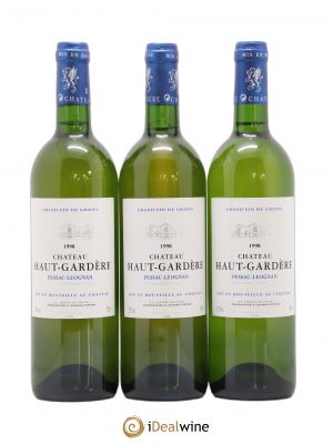 Château Haut-Gardère (no reserve) 1998 - Lot of 3 Bottles