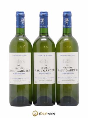 Château Haut-Gardère  (sans prix de réserve) 1998 - Lot de 3 Bouteilles