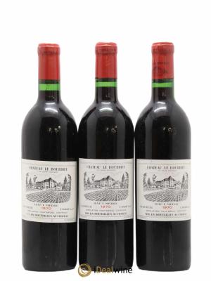 Haut Médoc château Le bourdieu (sans prix de réserve) 1970 - Lot de 3 Bouteilles