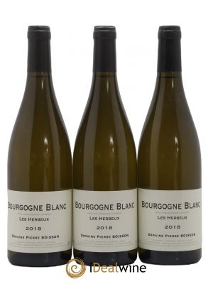 Bourgogne Les Herbeux Pierre Boisson 2018 - Lot de 3 Bouteilles