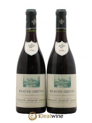 Beaune 1er Cru Grèves Jacques Prieur (Domaine)  1998 - Lot of 2 Bottles