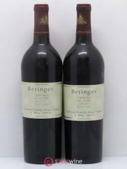 USA Napa Valley Howell Mountain Beringer Merlot 1991 - Lot of 2 Bottles