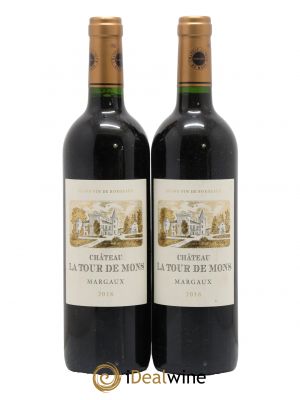 Château la Tour de Mons Cru Bourgeois 2016 - Lot de 2 Bottiglie