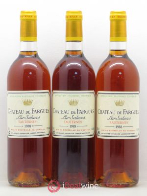Château de Fargues (no reserve) 1988 - Lot of 3 Bottles