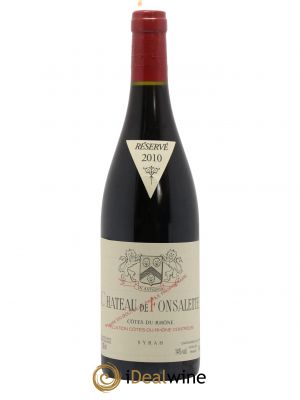 Côtes du Rhône Cuvée Syrah Château de Fonsalette 2010 - Lot de 1 Bottle