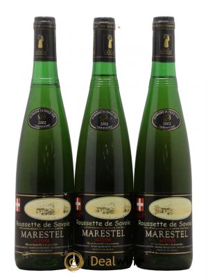 Vin de Savoie Roussette Marestel Domaine Dupasquier 2002 - Lot de 3 Bottiglie