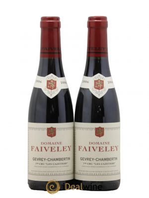Gevrey-Chambertin 1er Cru Les Cazetiers Faiveley  2006 - Lot of 2 Half-bottles