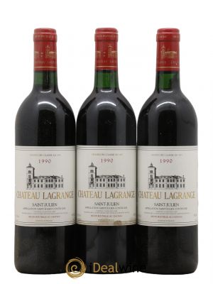 Château Lagrange 3ème Grand Cru Classé  1990 - Posten von 3 Flaschen