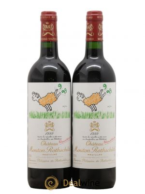 Château Mouton Rothschild 1er Grand Cru Classé  1999 - Lotto di 2 Bottiglie