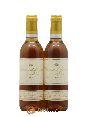 bottiglie Château d'Yquem 1er Cru Classé Supérieur 1995 - Lot de 2 Mezze bottiglie