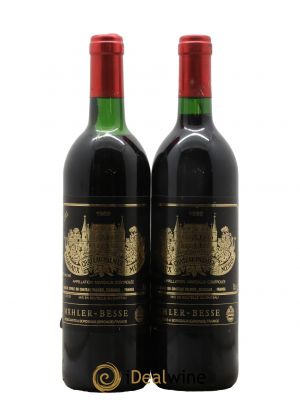 Château Palmer 3ème Grand Cru Classé 1989 - Lot de 2 Bottles