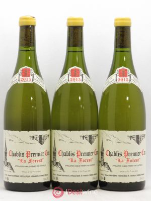 Chablis 1er Cru La Forest René et Vincent Dauvissat  2015 - Lot of 3 Bottles