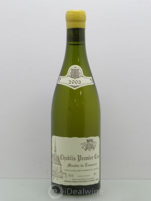 Chablis 1er Cru Montée de Tonnerre Raveneau (Domaine)  2003 - Lot of 1 Bottle