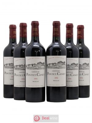 Château Pontet Canet 5ème Grand Cru Classé  2009 - Lot of 6 Bottles