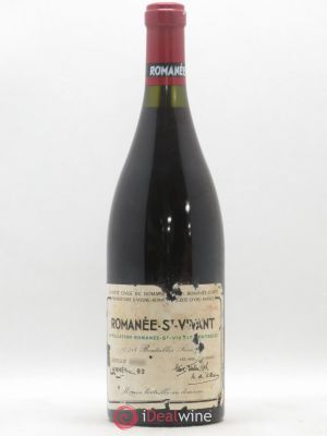 Romanée-Saint-Vivant Grand Cru Domaine de la Romanée-Conti  1992 - Lot of 1 Bottle