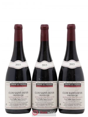 Clos Saint-Denis Grand Cru Domaine des Chezeaux Cuvee Veilles Vignes Centenaires Mise Ponsot 2015 - Lot of 3 Bottles