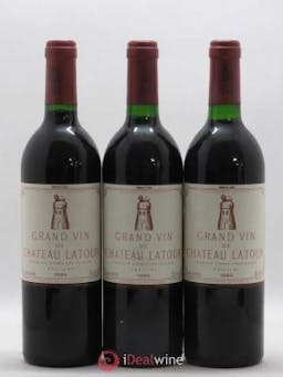 Château Latour 1er Grand Cru Classé  1986 - Lot of 3 Bottles