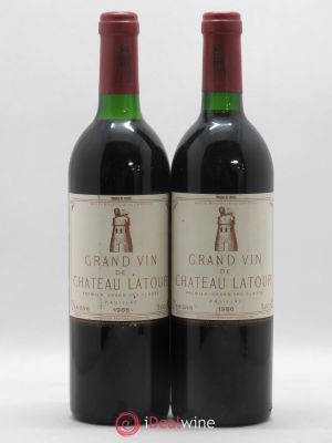 Château Latour 1er Grand Cru Classé  1986 - Lot of 2 Bottles