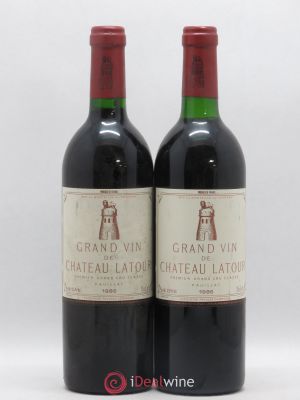 Château Latour 1er Grand Cru Classé  1986 - Lot de 2 Bouteilles