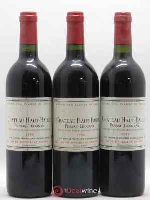 Château Haut-Bailly Cru Classé de Graves  1996 - Lot of 3 Bottles