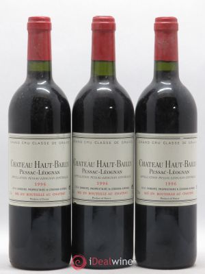 Château Haut-Bailly Cru Classé de Graves  1996 - Lot of 3 Bottles