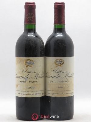 Château Sociando Mallet  1995 - Lot of 2 Bottles