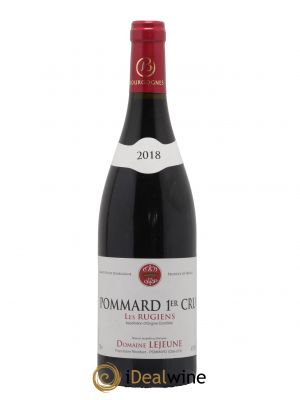 Pommard 1er Cru Les Rugiens Domaine Lejeune 2018 - Lot of 1 Bottle