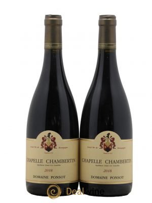 Chapelle-Chambertin Grand Cru Ponsot (Domaine)  2018 - Lot of 2 Bottles