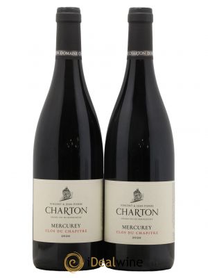 Mercurey Clos Du Chapitre Domaine Charton 2020 - Lot de 2 Bottles