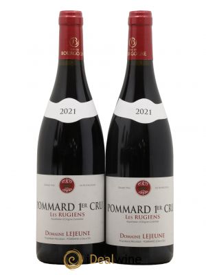 Pommard 1er Cru Les Rugiens Domaine Lejeune 2021 - Lot of 2 Bottles