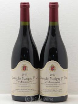 Chambolle-Musigny 1er Cru Les Amoureuses Robert Groffier Père & Fils (Domaine)  2007 - Lot of 2 Bottles