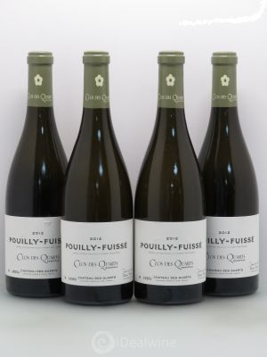 Pouilly-Fuissé Clos Des Quarts Domaine Des Quarts 2012 - Lot of 4 Bottles