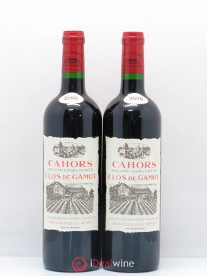 Cahors Clos de Gamot  2005 - Lot of 2 Bottles