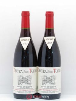 Côtes du Rhône Château des Tours E.Reynaud  2013 - Lot of 2 Bottles