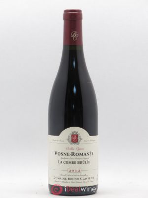 Vosne-Romanée Vieilles vignes La Combe Brûlée Bruno Clavelier  2012 - Lot de 1 Bouteille
