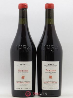 Arbois Trousseau Les Grands Vergers Domaine Michel Gahier 2017 - Lot of 2 Bottles