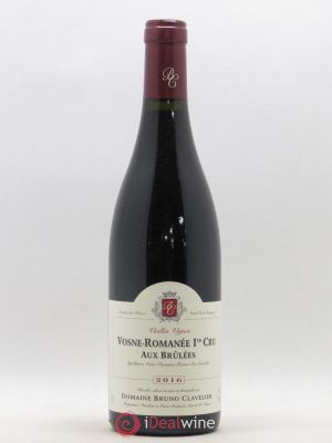 Vosne-Romanée 1er Cru Aux Brulées Vieilles Vignes Bruno Clavelier  2016 - Lot of 1 Bottle