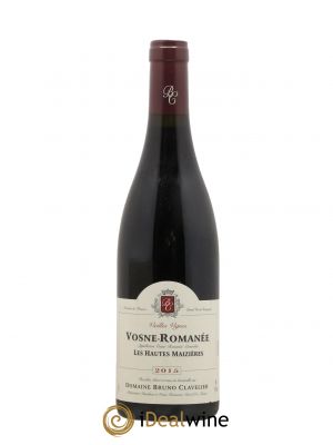 Vosne-Romanée Vieilles Vignes Les Hautes Mazières Bruno Clavelier  2015 - Lot de 1 Bouteille