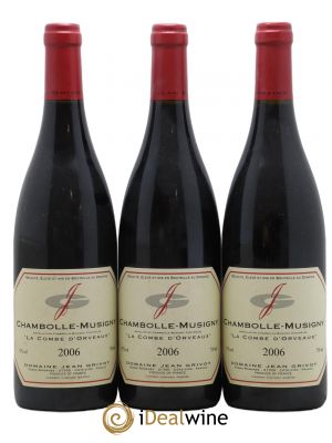 Chambolle-Musigny Combe d'Orveau Jean Grivot  2006 - Lot of 3 Bottles