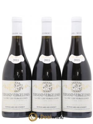Pernand-Vergelesses 1er Cru Les Vergelesses Mongeard-Mugneret (Domaine)  2015 - Lot of 3 Bottles