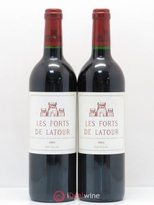 Les Forts de Latour Second Vin  2001 - Lot de 2 Bouteilles