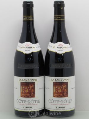 Côte-Rôtie La Landonne Guigal  2007 - Lot of 2 Bottles