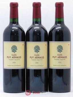 Clos Puy Arnaud  2005 - Lot of 3 Bottles