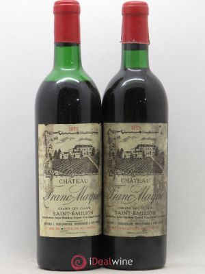 Château Franc Mayne Grand Cru Classé (no reserve) 1972 - Lot of 2 Bottles