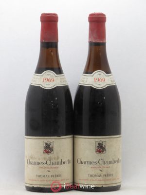 Charmes-Chambertin Grand Cru Thomas Freres 1969 - Lot of 2 Bottles