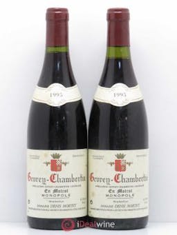 Gevrey-Chambertin En Motrot Denis Mortet (Domaine)  1995 - Lot of 2 Bottles