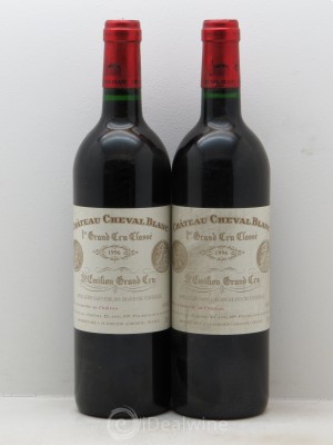 Château Cheval Blanc 1er Grand Cru Classé A  1996 - Lot of 2 Bottles