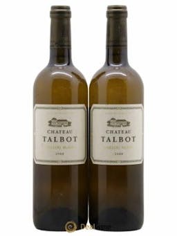 Château Talbot Caillou Blanc  2008 - Lot de 2 Bouteilles