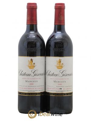 Château Giscours 3ème Grand Cru Classé 2000 - Lot de 2 Bottles